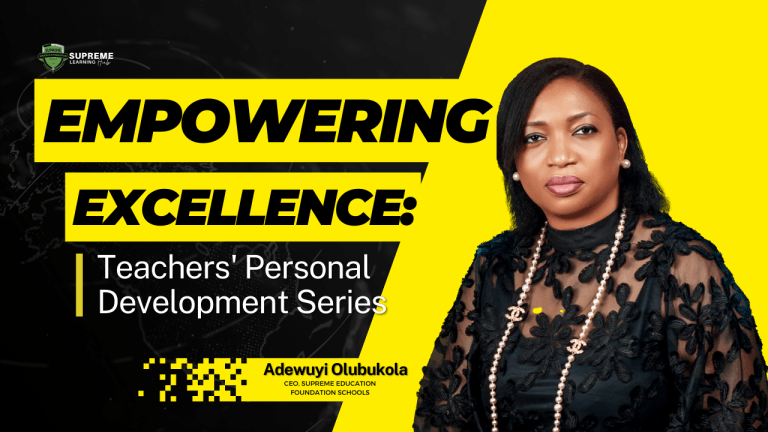 Empowering Excellence: Teachers’ Personal Development Series