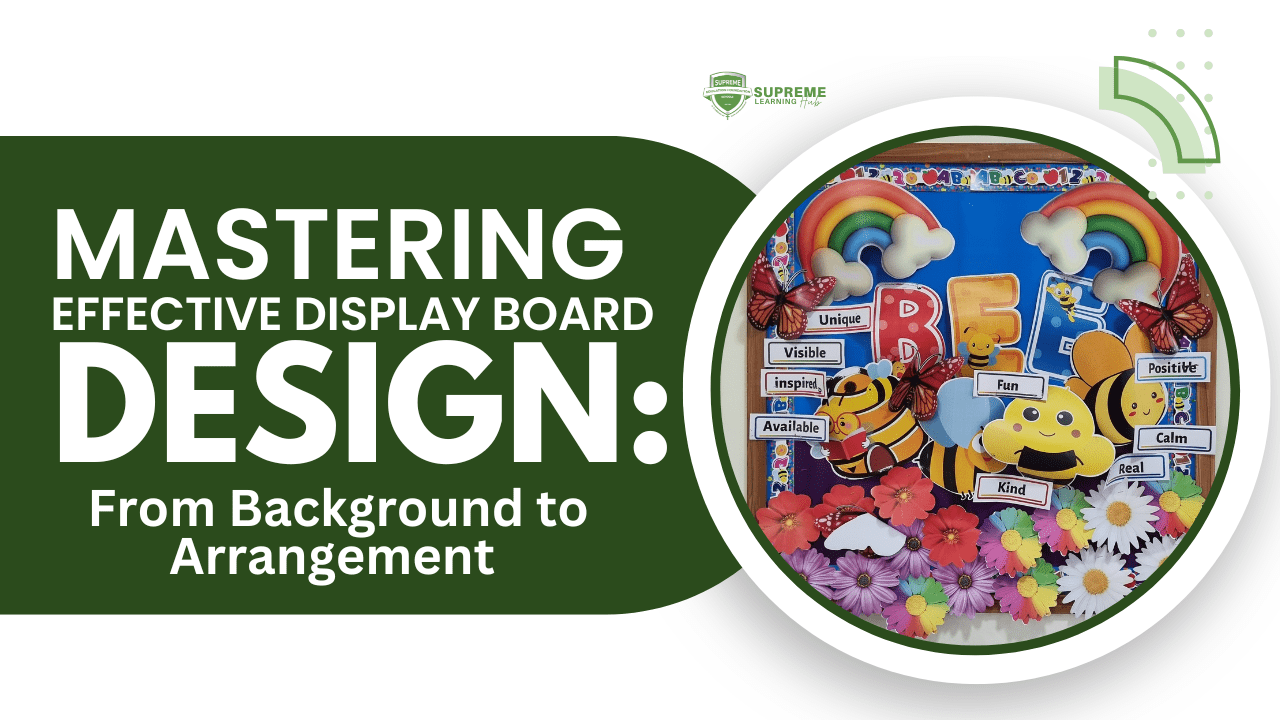 Mastering Effective Display Board Design: From Background to Arrangement